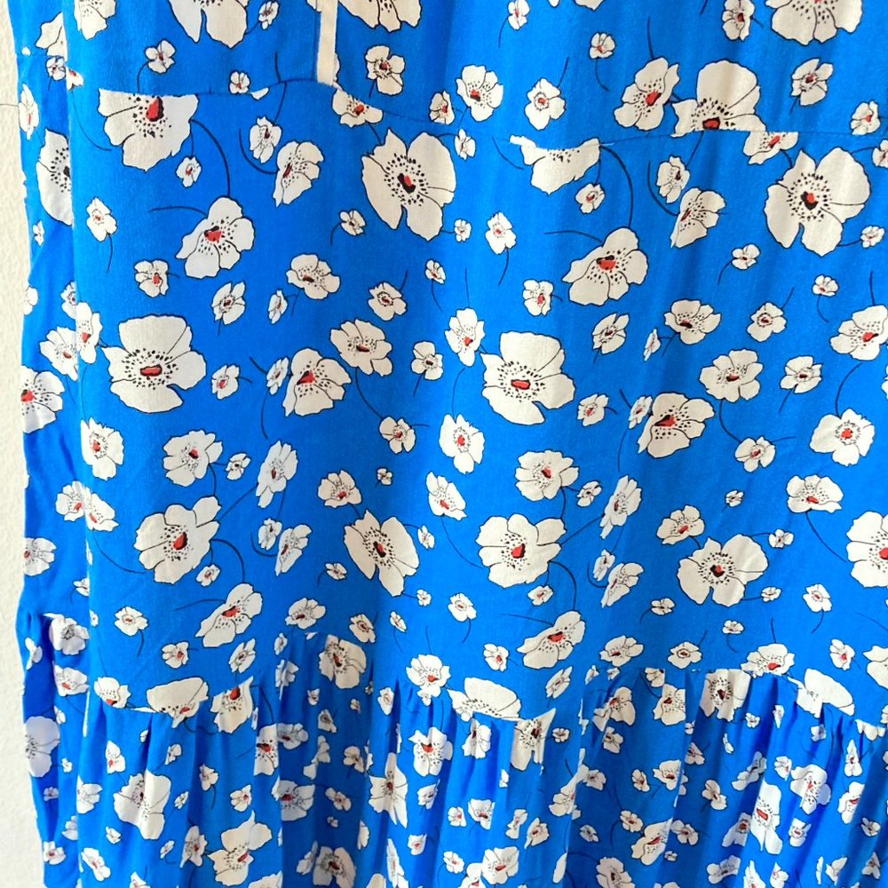 BNWT JOE BROWNS Women's Blue Floral Maxi Dress Size 16 - Picture 6 of 14